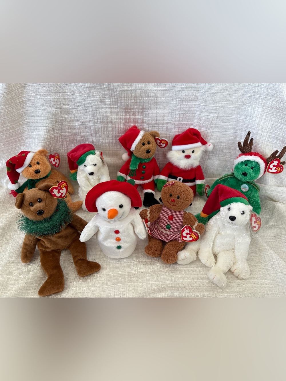 Ty Beanie Babies- Christmas set